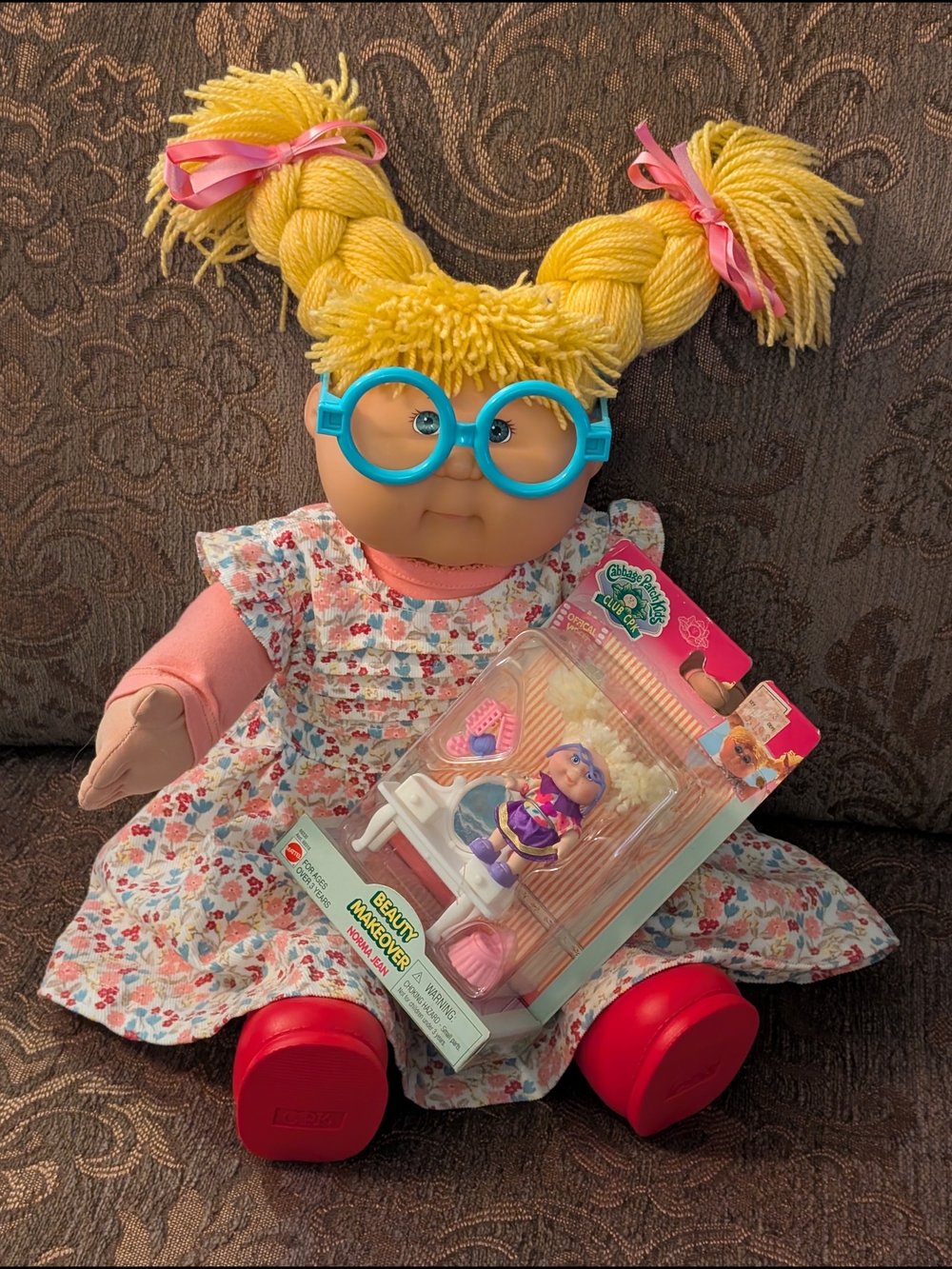 Vintage Cabbage Patch Kids *Norma Jean* custom with sealed Beauty Makeover Doll